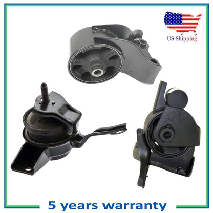 3PCS Engine Motor & Trans Mount For Manual Hyundai Tiburon 2.0L 7128 7116 7172