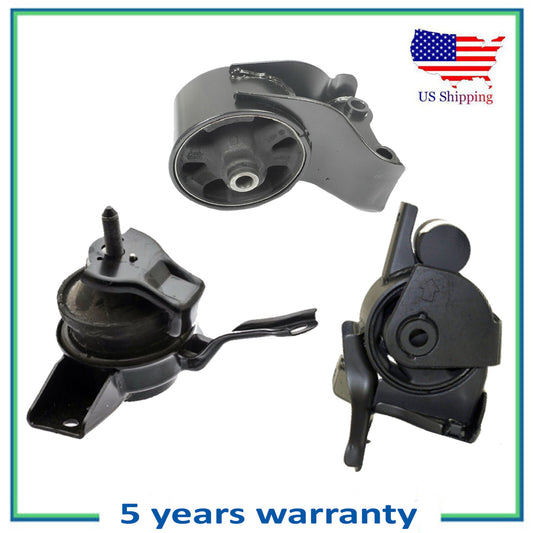 3PCS Engine Motor & Trans Mount For Manual Hyundai Tiburon 2.0L 7128 7116 7172