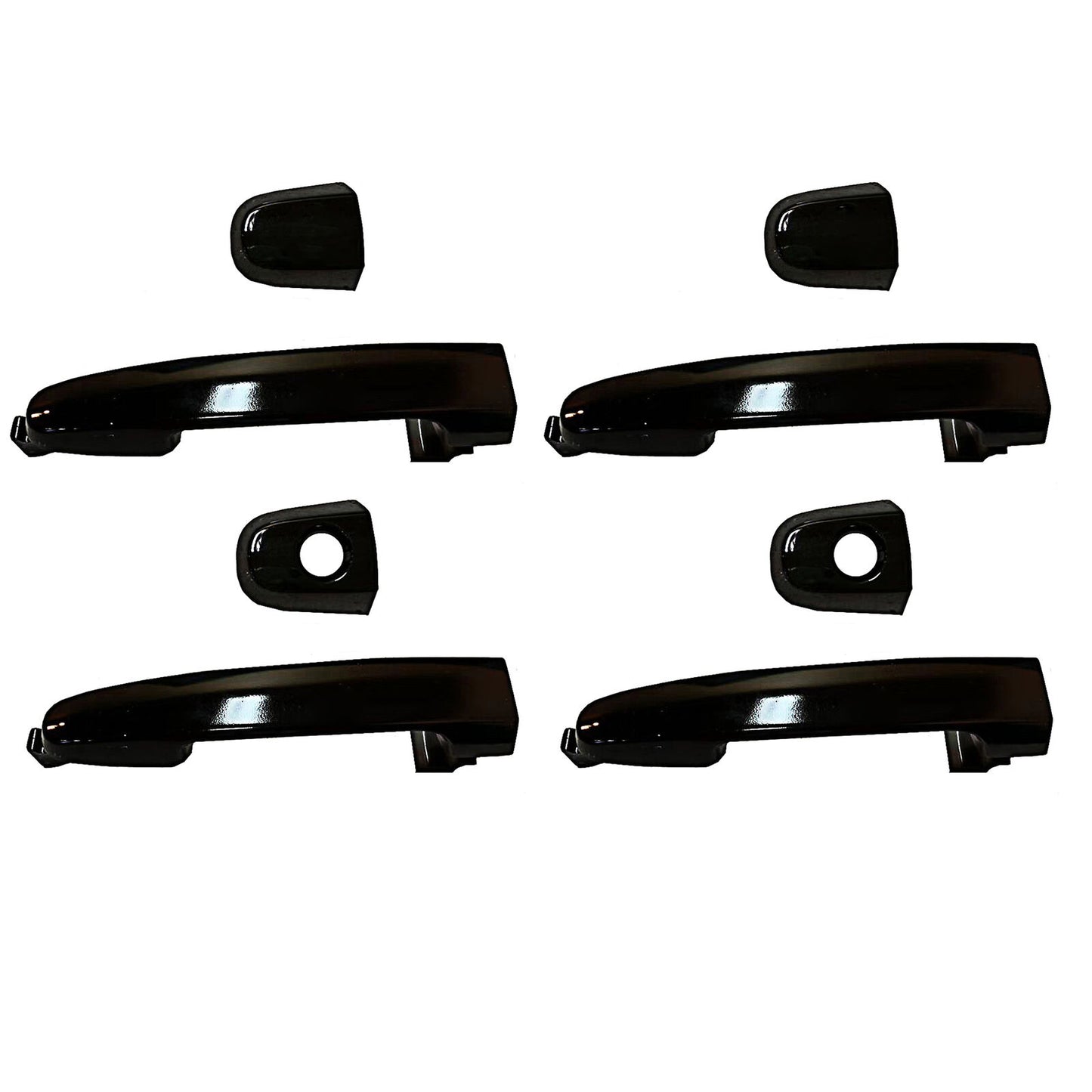 Set of 4PCS New Exterior Door Handle For Scion tC xA xB xD 209 Black Sand Pearl