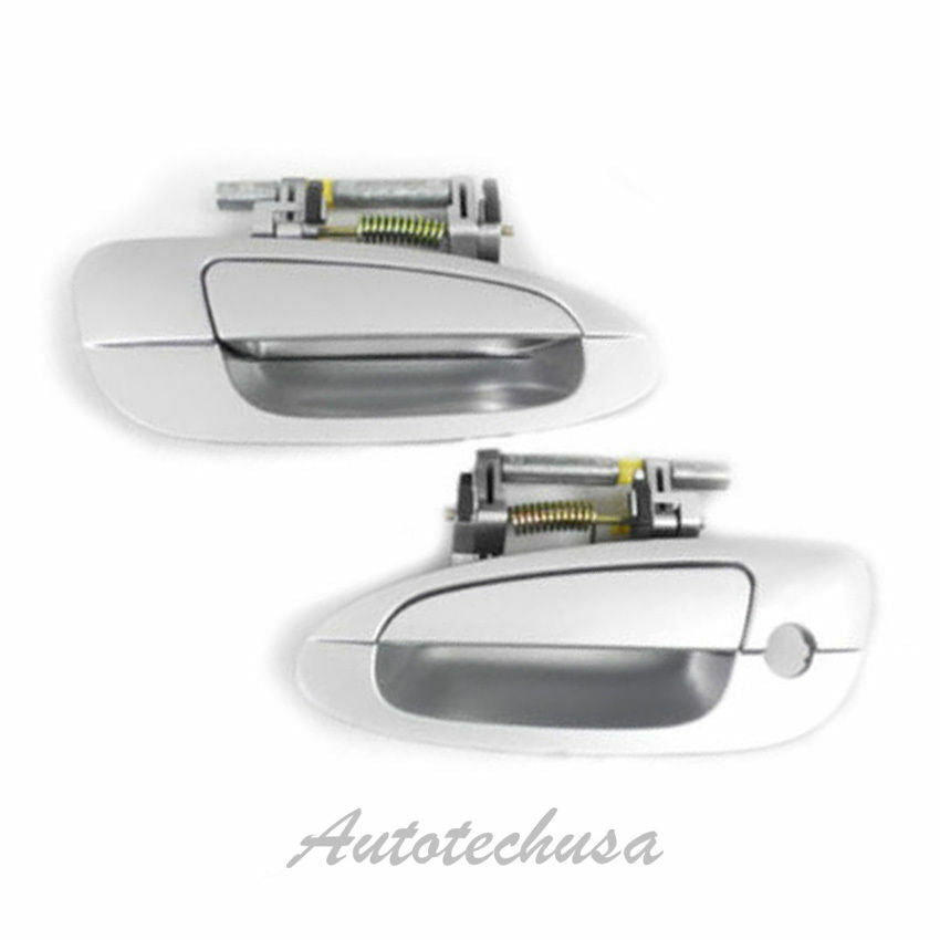 For NISSAN ALTIMA Outside Front Pair KY1 Silver MotorKing Door Handle DS269