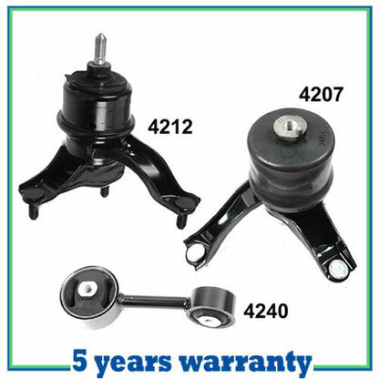 Engine Motor & Trans Mount M1189 04-07 For Toyota Highlander 2WD 4207 4212 4240