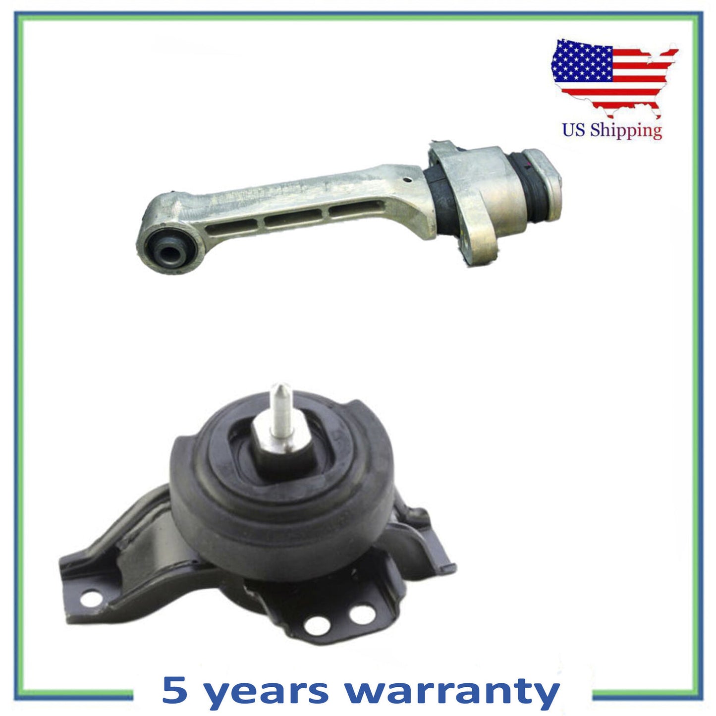 Set Engine & Torque Strut Mount for Auto For 13-18 Hyundai Santa Fe Sport 2.4