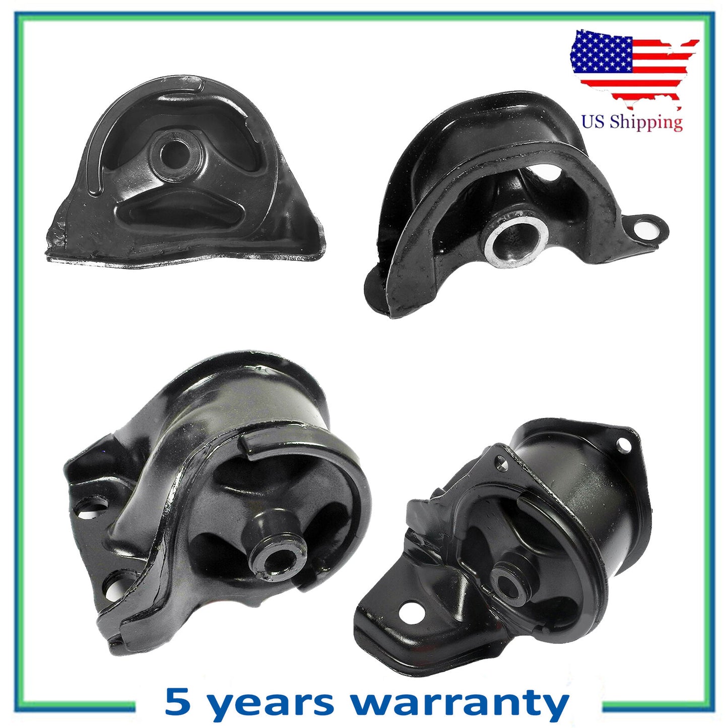 3PCS Moteur & Trans Montage Pour 1993-1995 Honda Civic Del Sol 1.5L Manuel