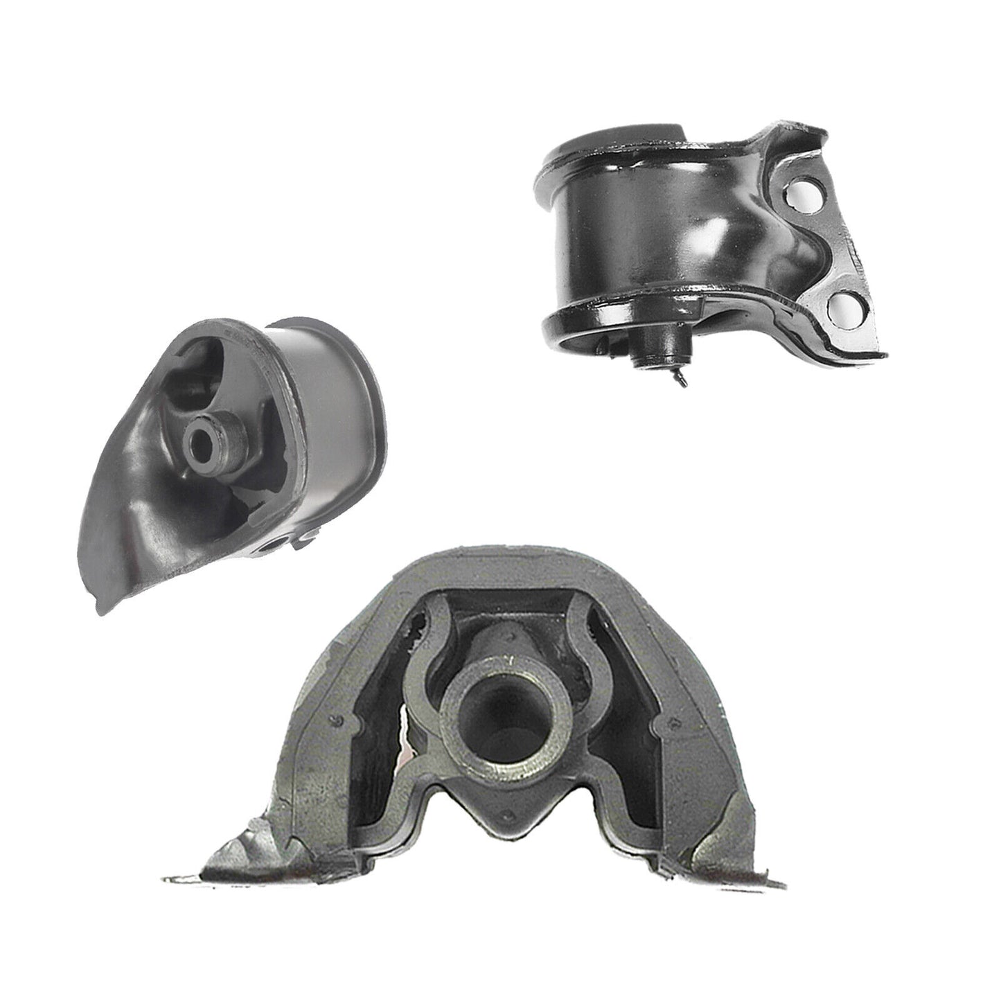 Set 3 Engine & Trans Mount For 1992-1993 Honda Civic 1.5L 6502 6533 6551
