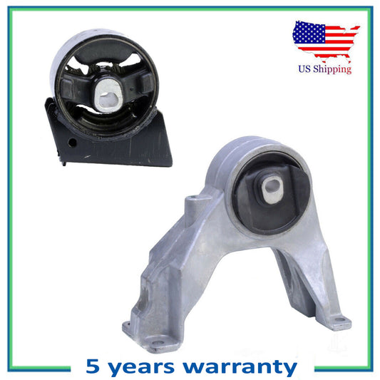 Set 2PCS Front & Rear Engine Motor Mount For 2011-2019 Dodge Journey 3.6L V6 AWD