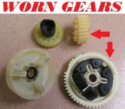 Power Window Motor Gear Regulator Set 5 For RK1009 Mazda 2 1.5L CX-5 2.0L