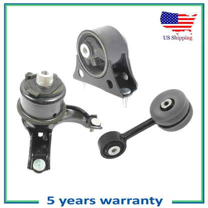 Set 4240 7299 4211 Motor Mount Polyurethane For 04-07 Toyota Highlander 2.4L 2WD