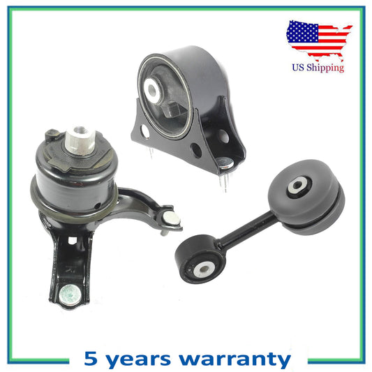 Set 4240 7299 4211 Motor Mount Polyurethane For 04-07 Toyota Highlander 2.4L 2WD
