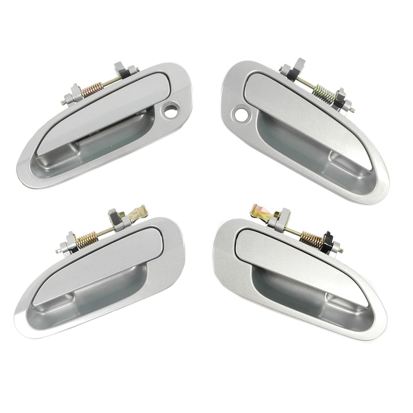 Set 4pcs Pour 1998-2002 Honda Accord Argenté NH-612M Extérieur Porte Poignée