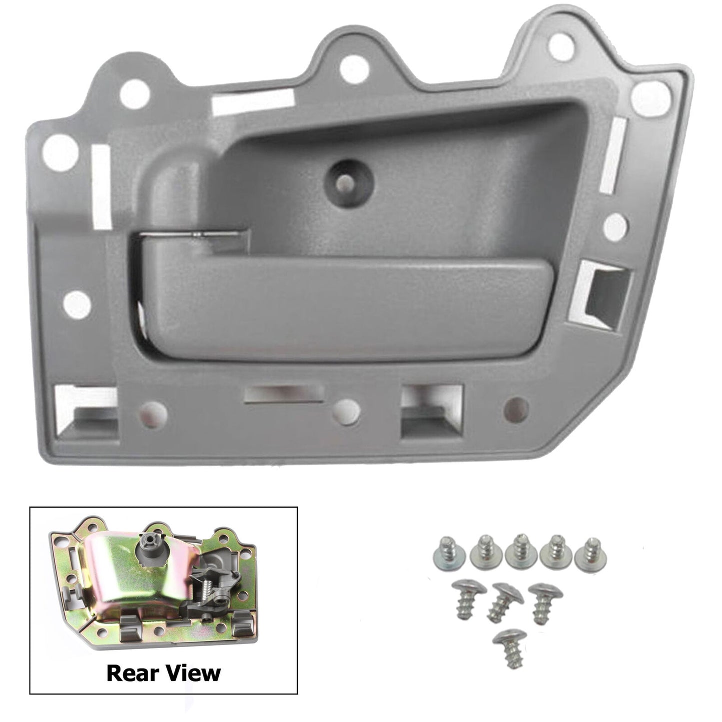Set 4 Inner Interior Door Handle DS300-NS 2005-2011 For Jeep Grand Cherokee Gray