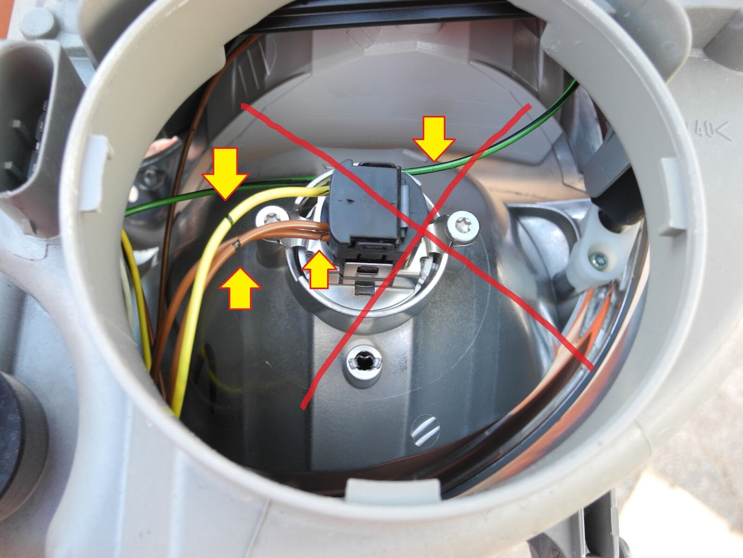 For Left Headlight Wiring Harness Repair Kit D123L W221 E280 E300 E320 E350 E55