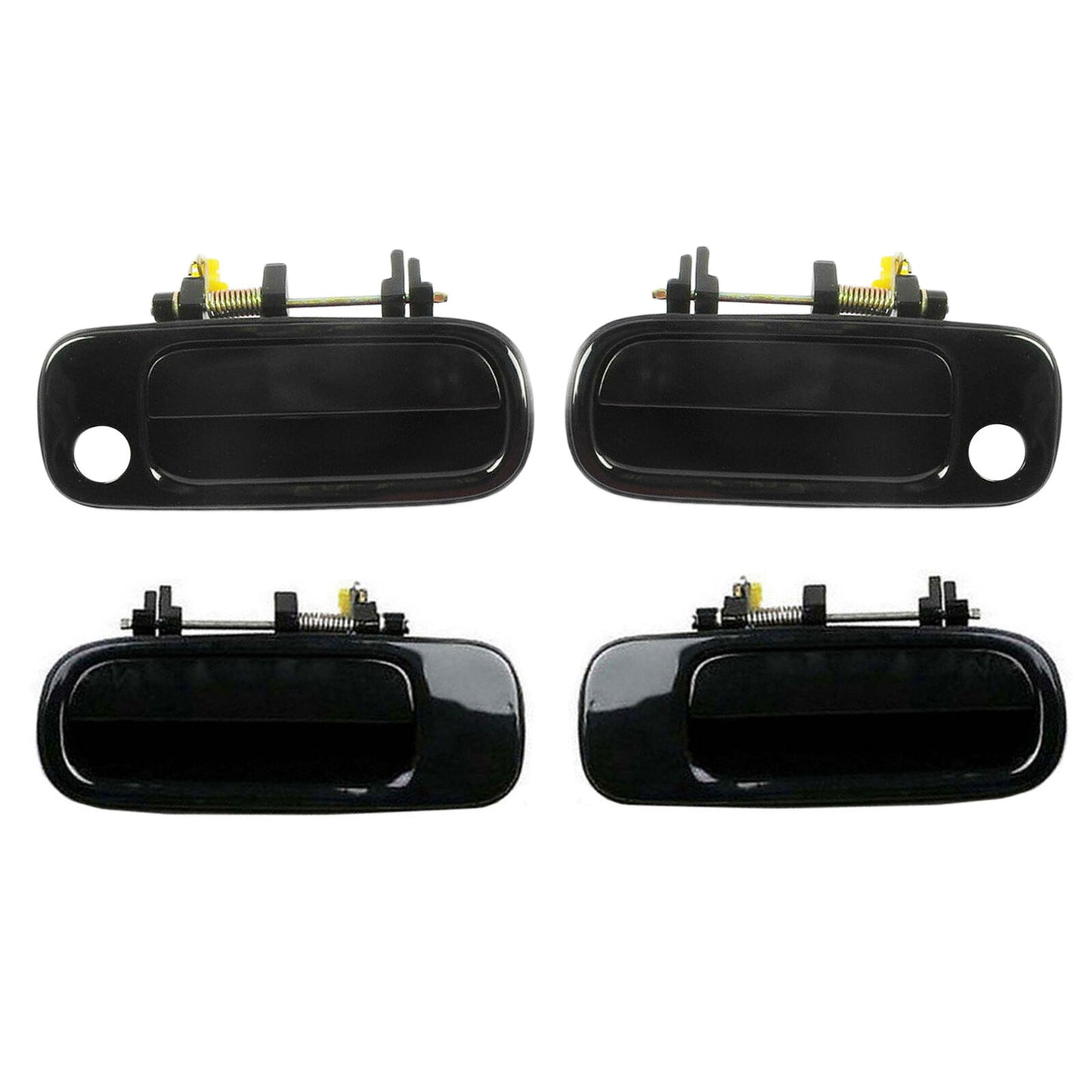 Frente Y Posterior Exterior Puerta Mango 4PCS Para 1992-1996 Toyota Camry Negro