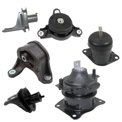 6PCS Set For 2008-2012 Honda Accord 3.5L Manual Engine Motor & Trans Mount