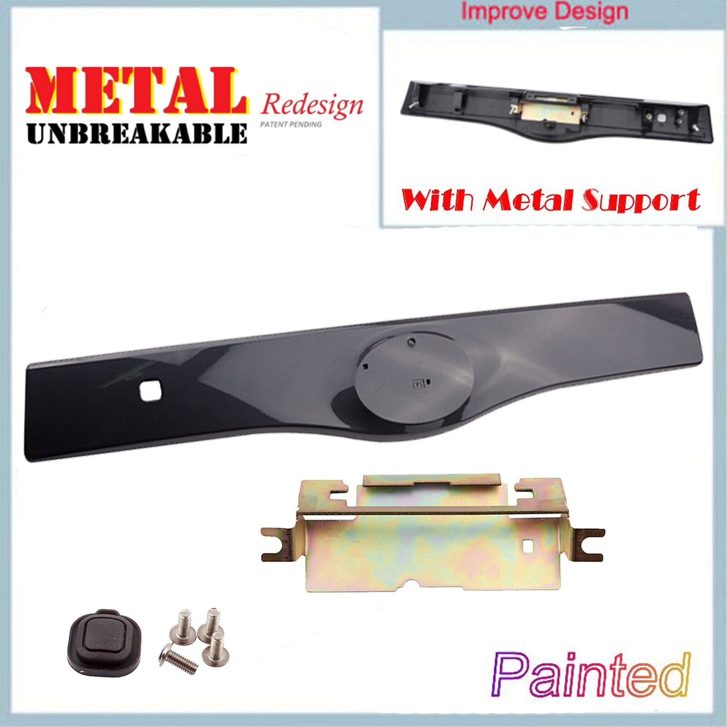 8V1 Gray Rear Exterior Tailgate Liftgate Handle Garnish For 04-2009 Toyota Prius