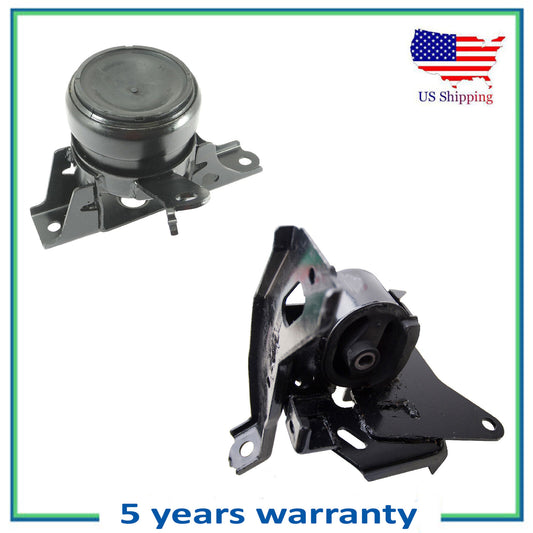 2PCS MotorKing Engine Motor & Trans Mount For 2006-2017 Toyota Yaris 1.5L MANUAL