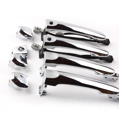 Set 4pcs Exterior Outside Door Handle Chrome For New Nissan Cube Juke Versa