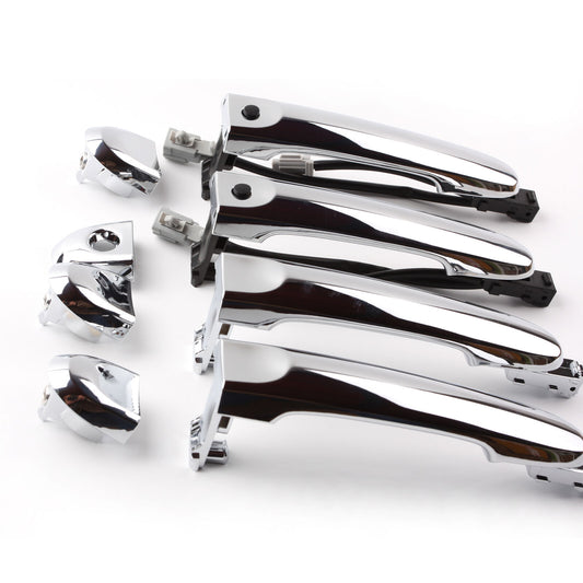 Set 4pcs Exterior Outside Door Handle Chrome For New Nissan Cube Juke Versa