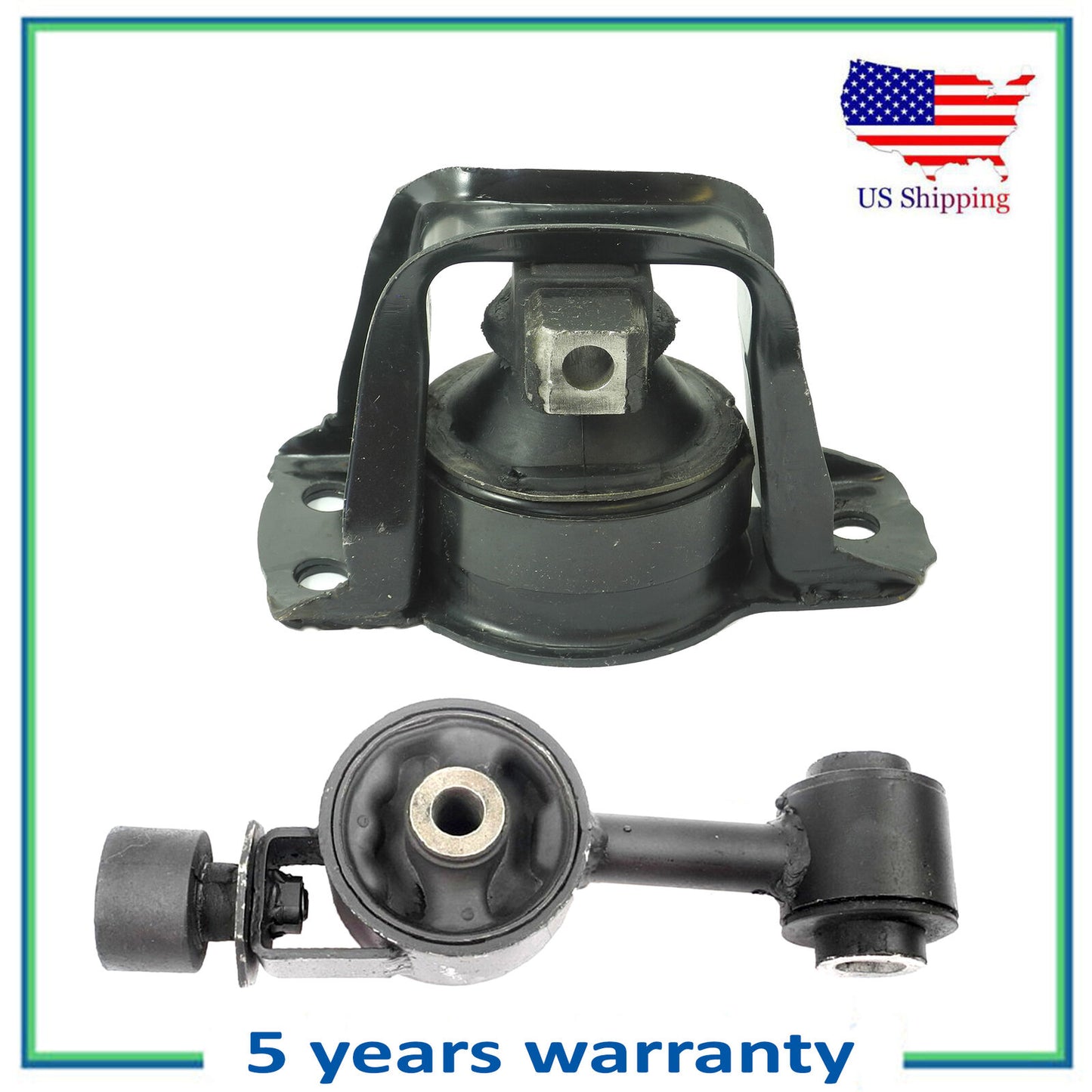 2PCS Engine Motor & & Torque Strut Mount For Nissan Cube Versa 1.8L 4323 4320