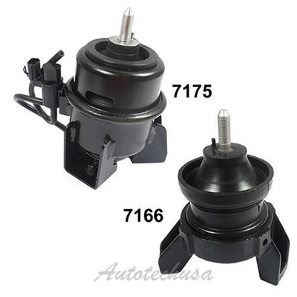 For Engine Motor Mount Hyundai anta Fe 2.7L 3.3L Veracruz 3.8L Set 2 7166 7175