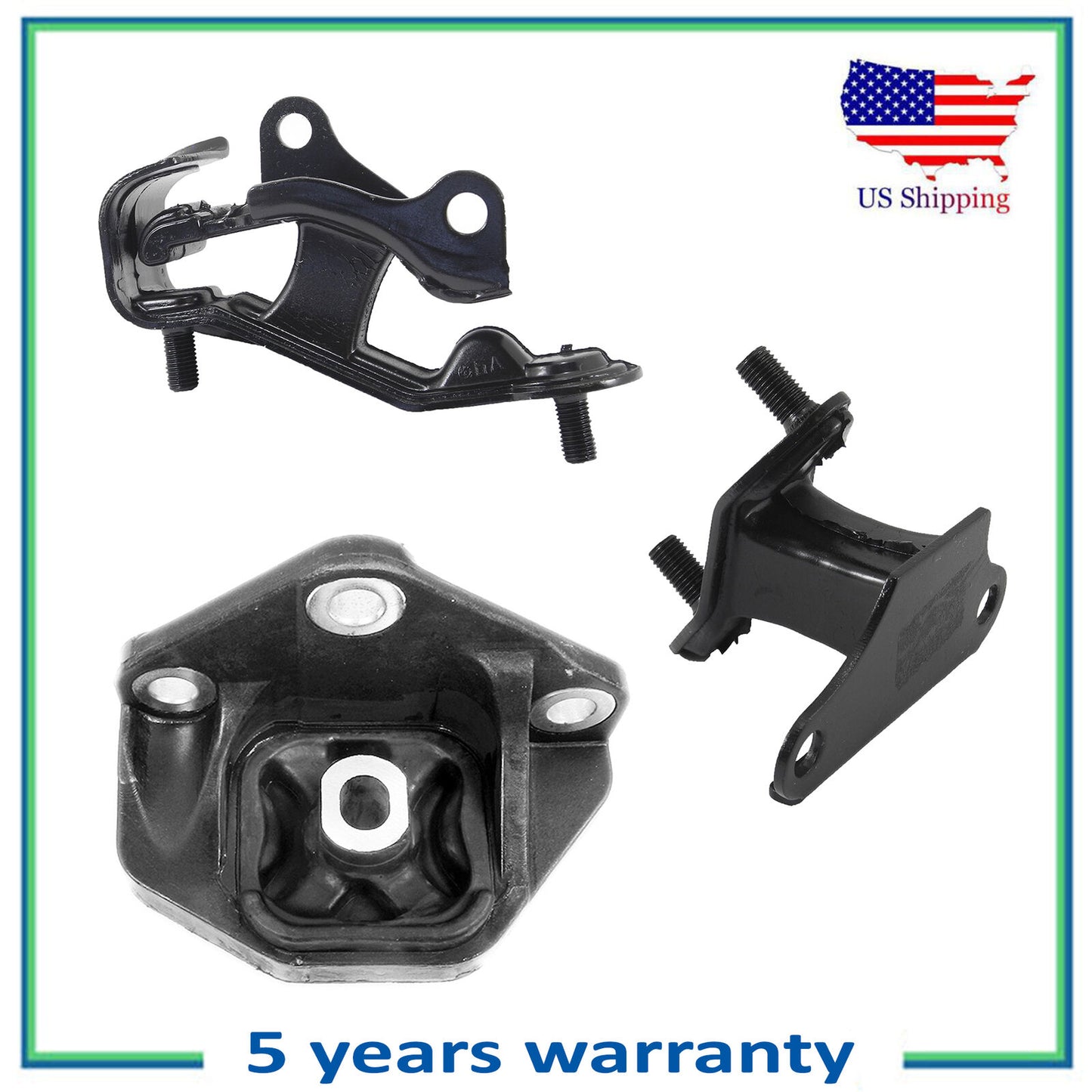 2003-2007 For Honda Accord 3.0L Engine Motor & Transmission Mount 3PCS Set M232