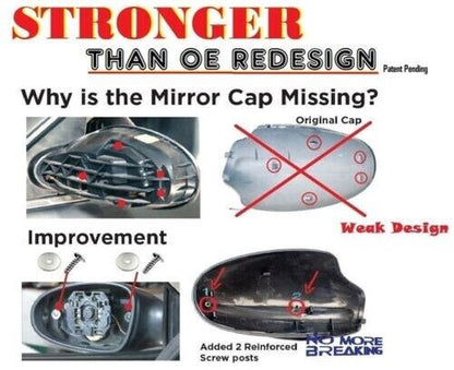 B702 FOR 02-06 NISSAN ALTIMA MIRROR CAP COVER K11 Smoke Gray Painted