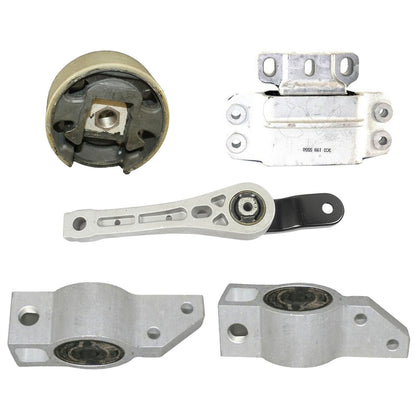 5PCS Motor & Trans Montaje Para 2005 Volkswagen Jetta 1.9L 6965 6964 6969 6962