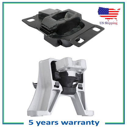 Set 2pcs 5495 2986 FWD Engine Motor & Trans. Mount For 08-2011 Ford Focus 2.0L