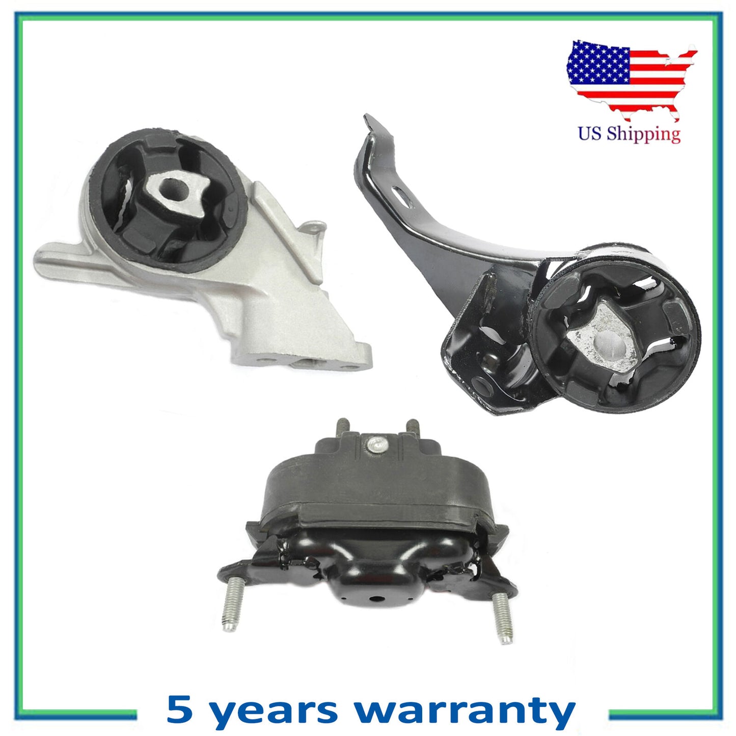 Neuf 5354 5357 5355 Moteur & Trans Montage Set 3pcs Pour 05-06 Pontiac G6 3.5L