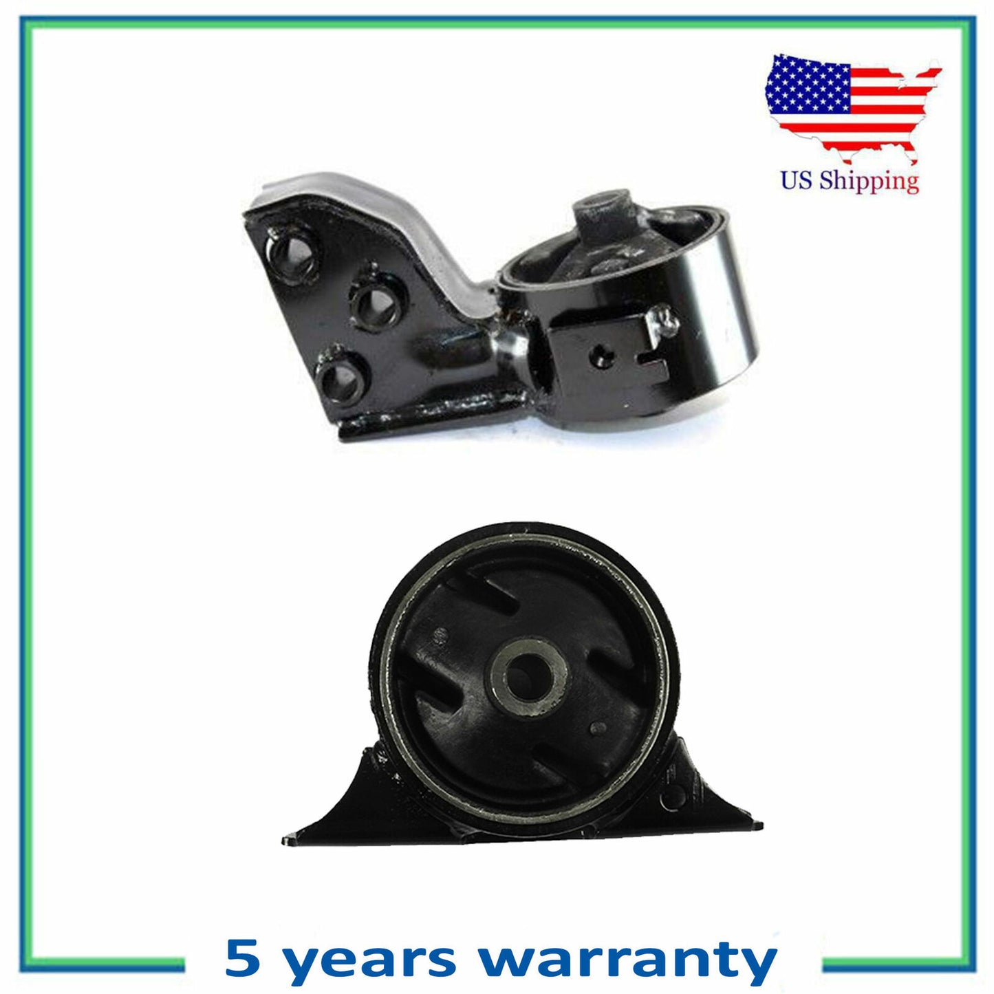 6607 6622 Engine Motor Mount SET 2PCS For 93-94 Mitsubishi Mirage S ES LS 1.5L