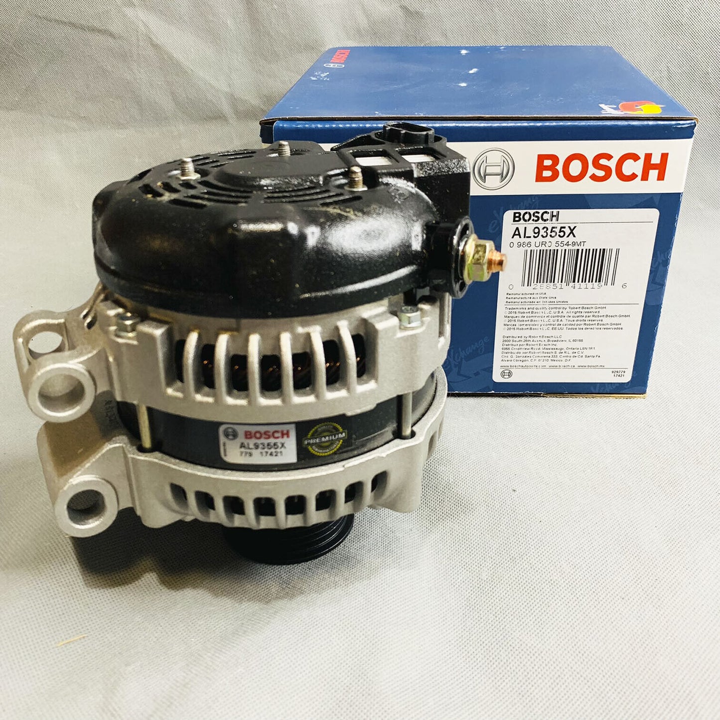 BOSCH Reman Alternatore Per 2005-2009 Land Rover LR3 Range Rover Sport AL9355X