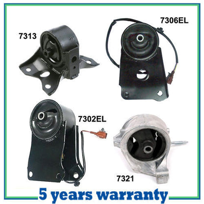 Motore & Trans. Montante Per 00-01 Nissan Maxima 3.0 M1051 7302el 7306el 7313