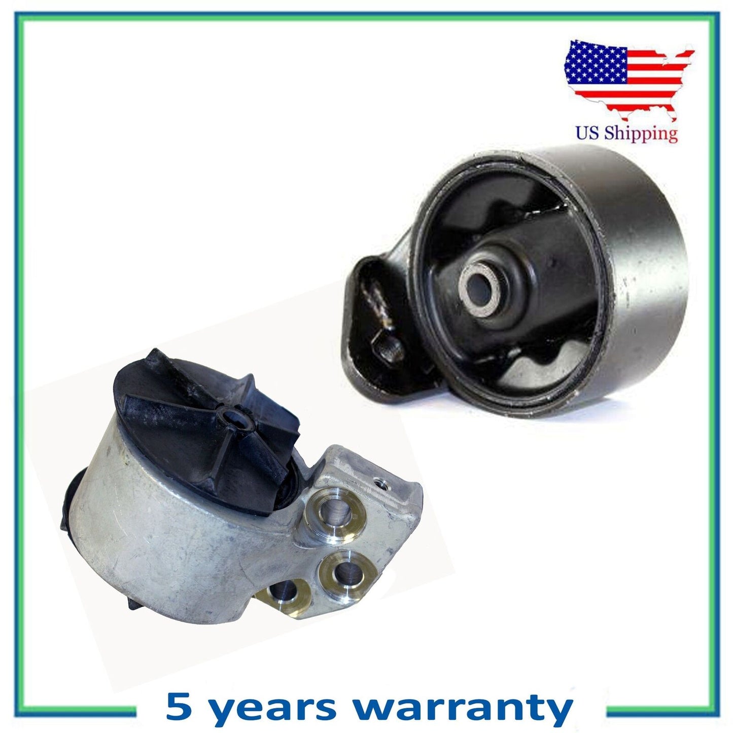 Engine Motor Mount for Auto 2pcs For 03-05 Hyundai Accent 1.6L FWD 6182 7127