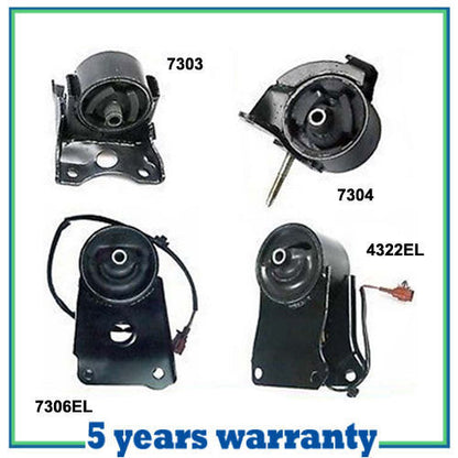 M013 Engine Motor & Trans Mount Set 4 PCS For 96-99 Infiniti I30 3.0L Auto Trans