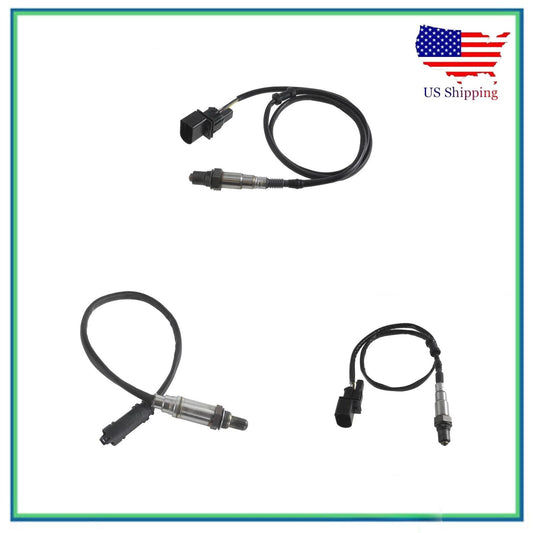 3Pcs Brand New Oxygen Sensor For 04-05 BMW 645Ci Base 4.4L