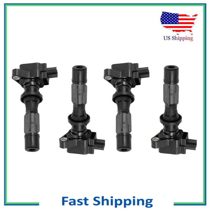 UF516 5C1650 Set 4 pcs Ignition Coil For 06-09 Ford Mercury Fusion Milan 2.3L