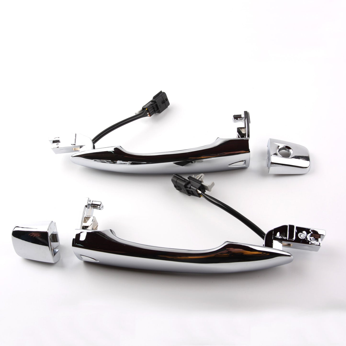 Chrome Front Left & Right Outside Door Handle Pair For Nissan Altima Pathfinder