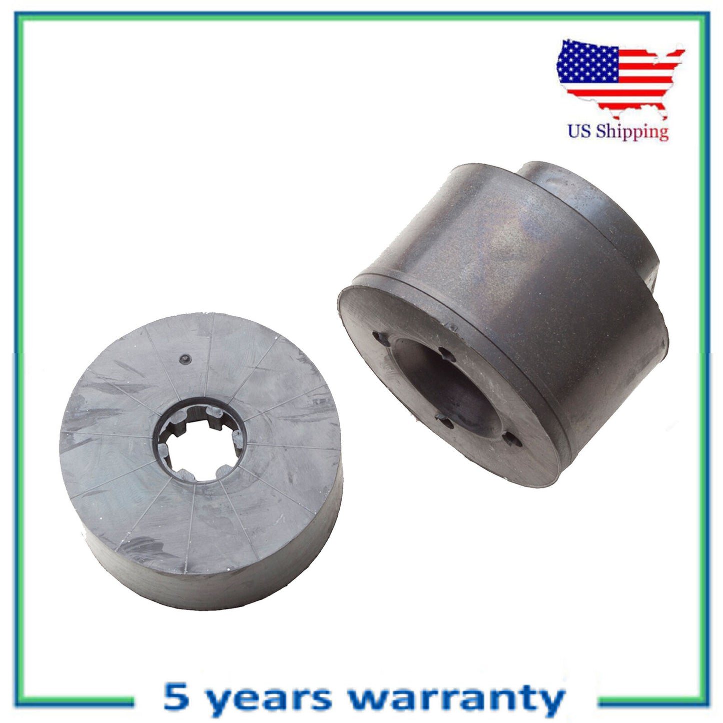 Center & Rear Insulator For 05-07 Ford F-250 F-350 F-450 F-550 Super Duty 2PCS