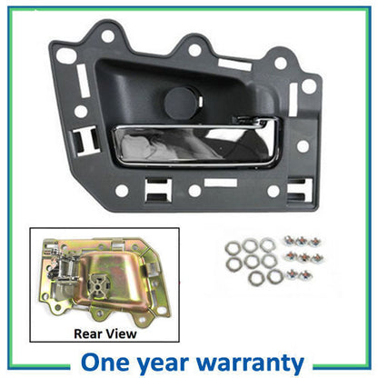 Rear Right Interior Door Handle BJ0008-NS For 05 Jeep Grand Cherokee Gray Chrome