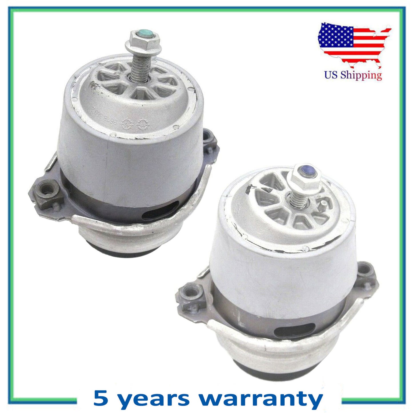 Set 2PCS Anteriore Sinistro & Destro Supporto Motore Di 2003-2010 Porsche