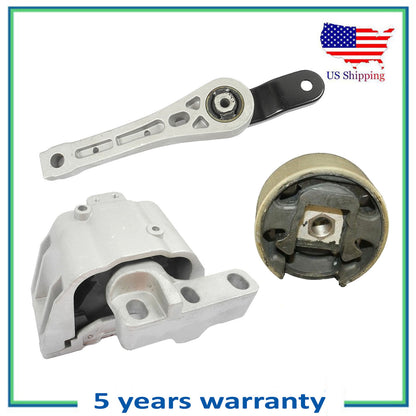 3PCS Motore & Trans Montante Per 2005 Volkswagen Jetta 1.9L 6929 6969 6962