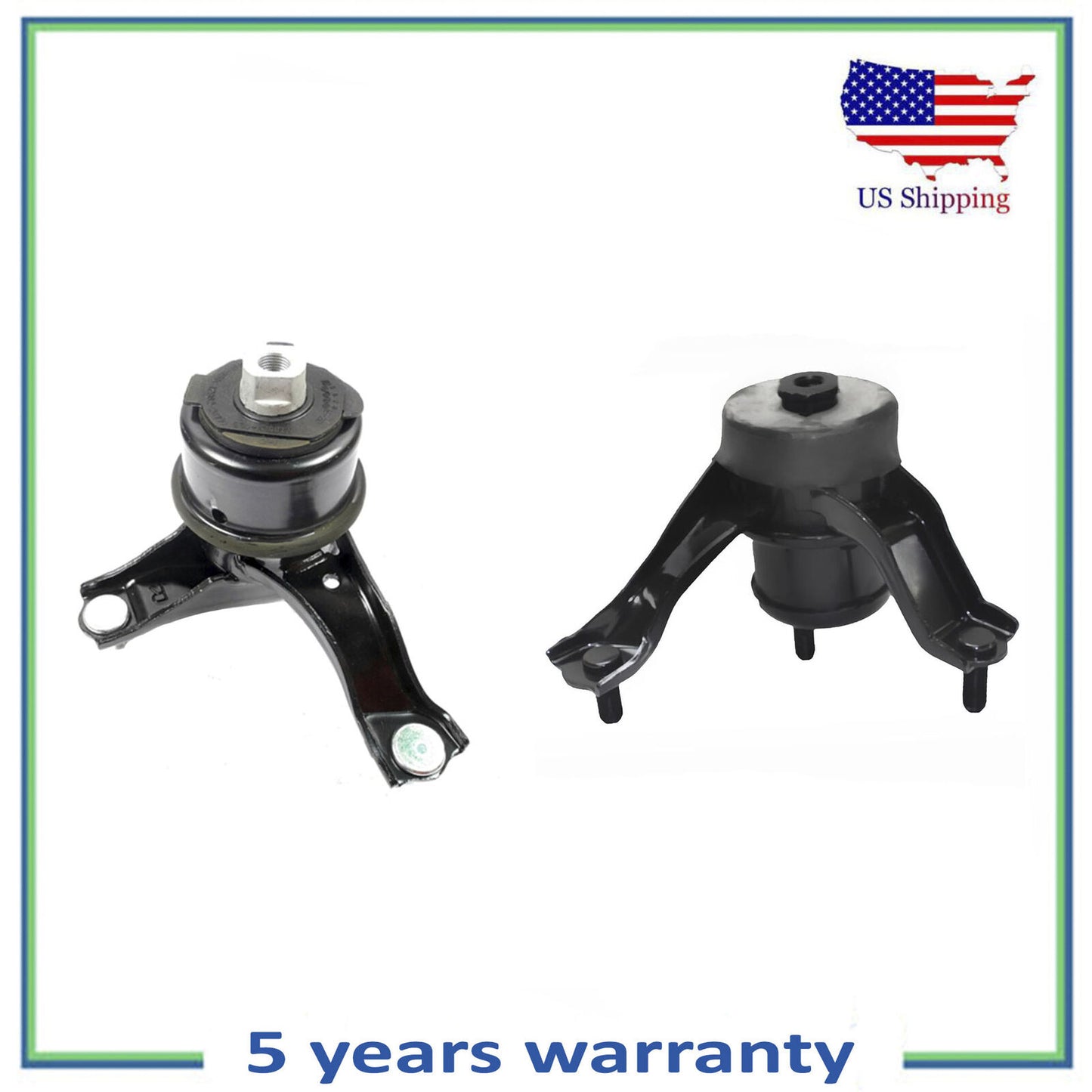 2PCS Japan Built Front RH Engine & Manual Trans Mount For 02-06 Toyota Camry 2.4