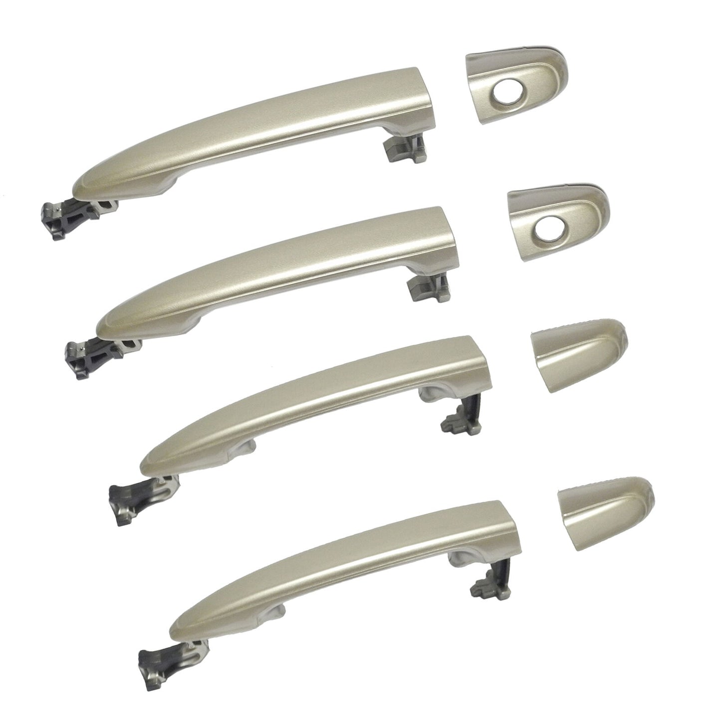 Avant & Arrière Extérieur Porte Poignée Pour 04-10 Toyota Sienna Désert Sand