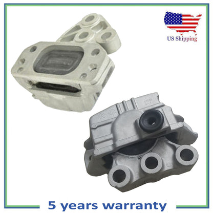 2PCS Engine Mount & Auto Trans mount For 17-21 Jeep Compass 2.4 EDD Eng. 6 Speed