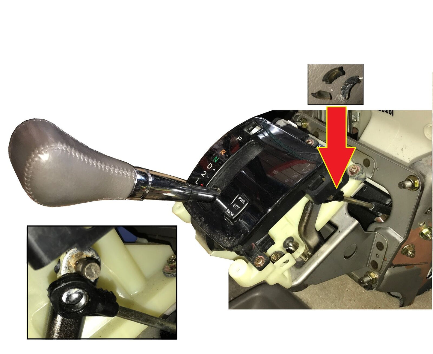 Auto Shifter Bushing Cable Repair Kit Polyurethane For 99 00 01 Lexus RX300 3.0L