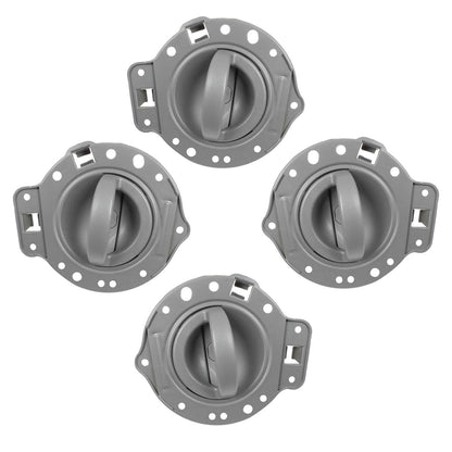 4PCS Interior Puerta Mango DS354 Para 2006-2010 Jeep Comandante Gris
