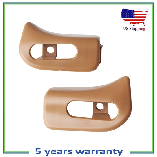 Set Tan Sun Visor Pivot Trim Cap For Benz R129 SL600 SL500 SL320 Left & Right