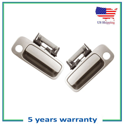 Front Pair Set Outside Door Handle For 00-04 Toyota Avalon 4Q2 Desert Sand Mica