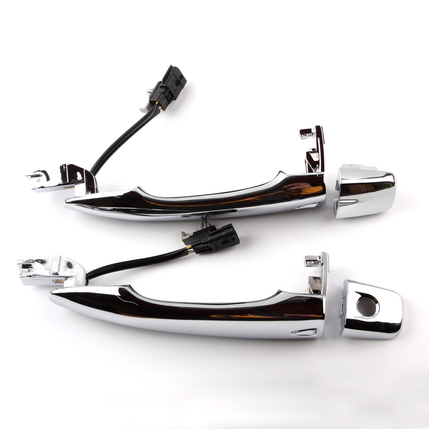 Chrome Front Left & Right Outside Door Handle Pair For Nissan Altima Pathfinder