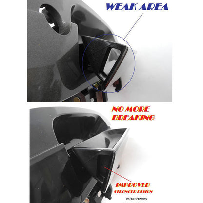 Rear Left Driver Outside Door Handle B4006 For 02-06 Nissan Altima Red Mica AX3