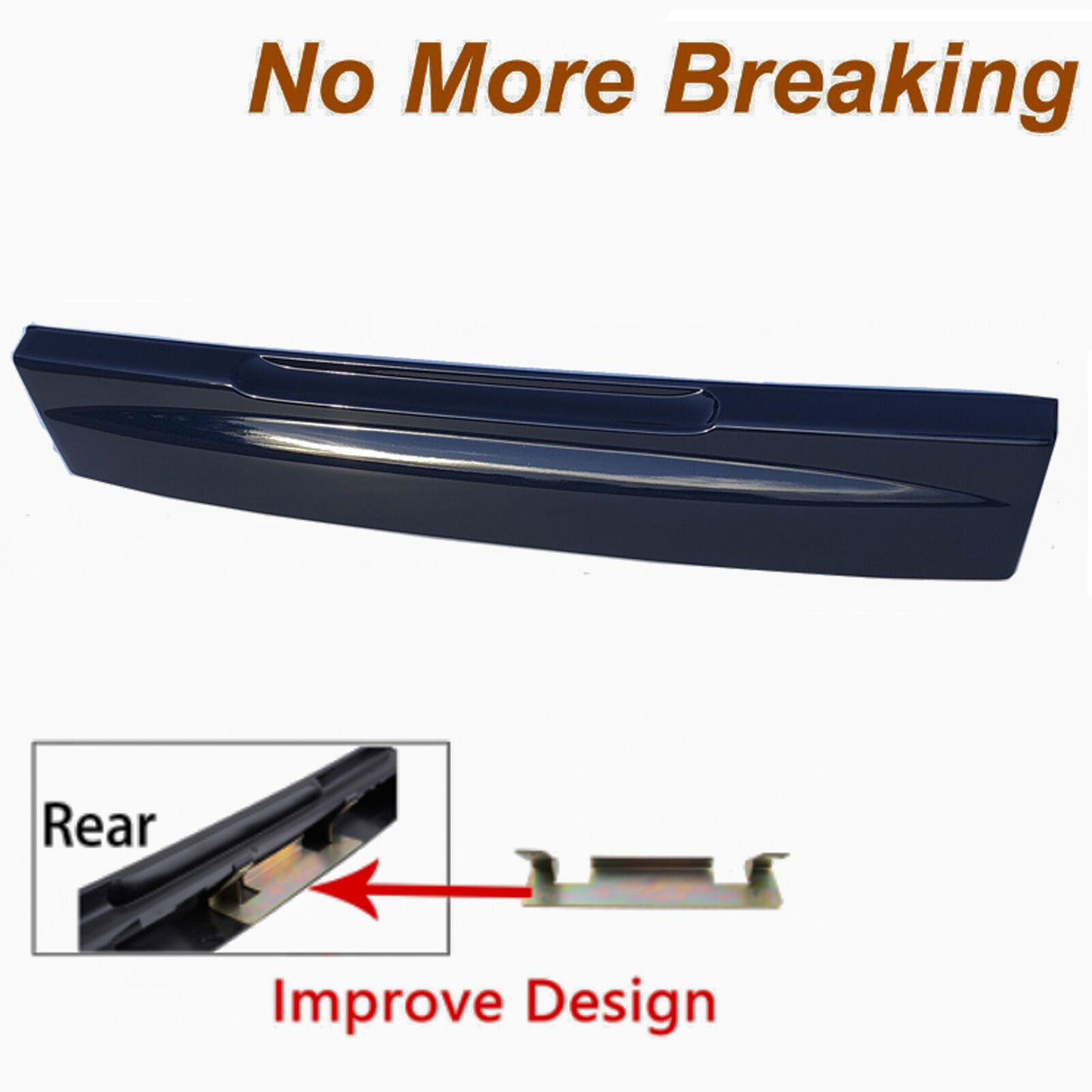 Tailgate License Plate Shield Handle For Ford Explorer 02-05 DX Dark Blue Pearl